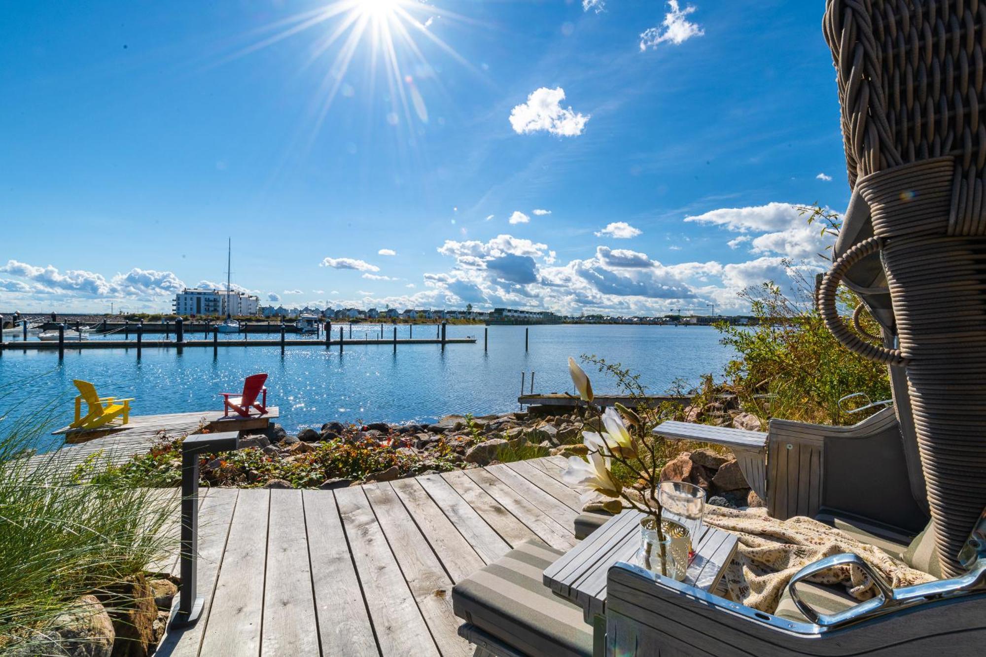 Hafenliebe- Sauna, Steg, Hafenblick, Kamin, Terrasse Olpenitz Dış mekan fotoğraf
