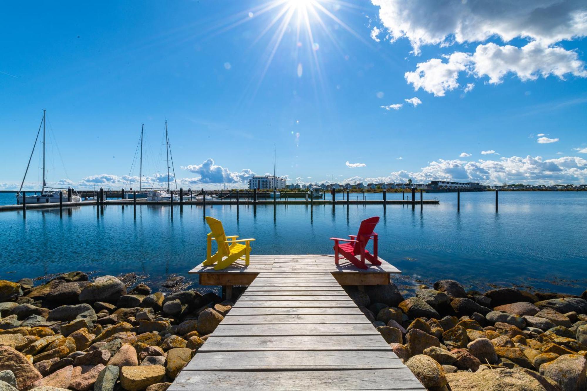 Hafenliebe- Sauna, Steg, Hafenblick, Kamin, Terrasse Olpenitz Dış mekan fotoğraf
